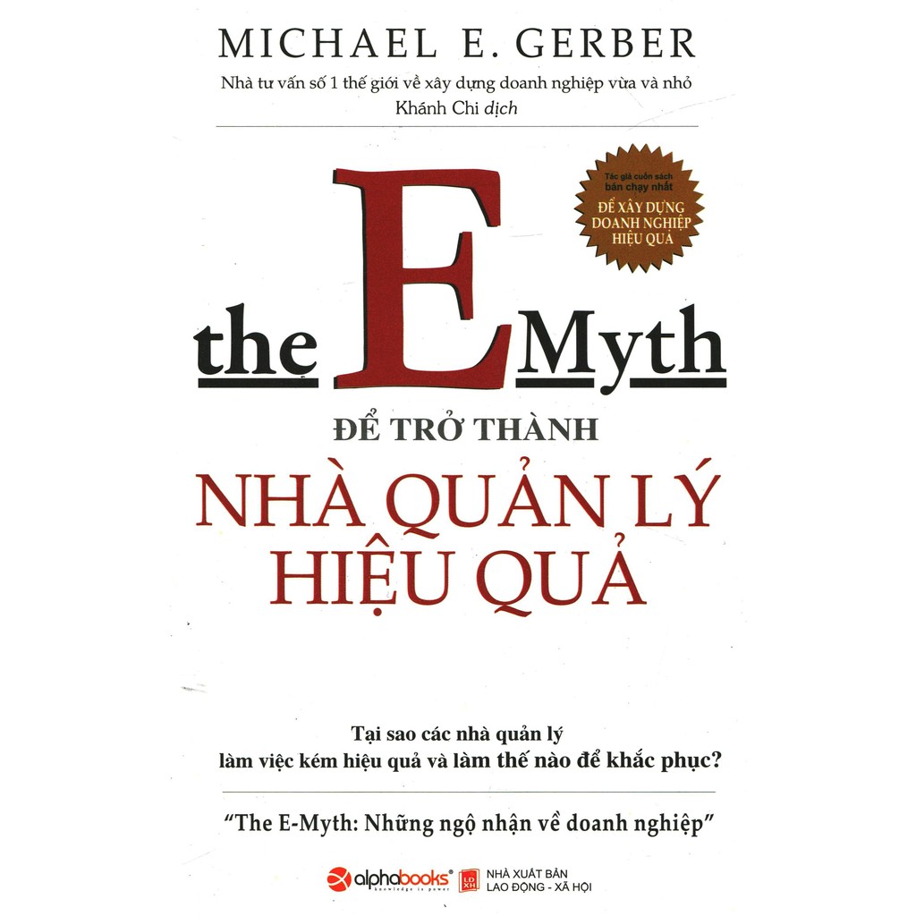 Sách - The Emyth - Để Trở Thành Nhà Quản Lý Hiệu Quả