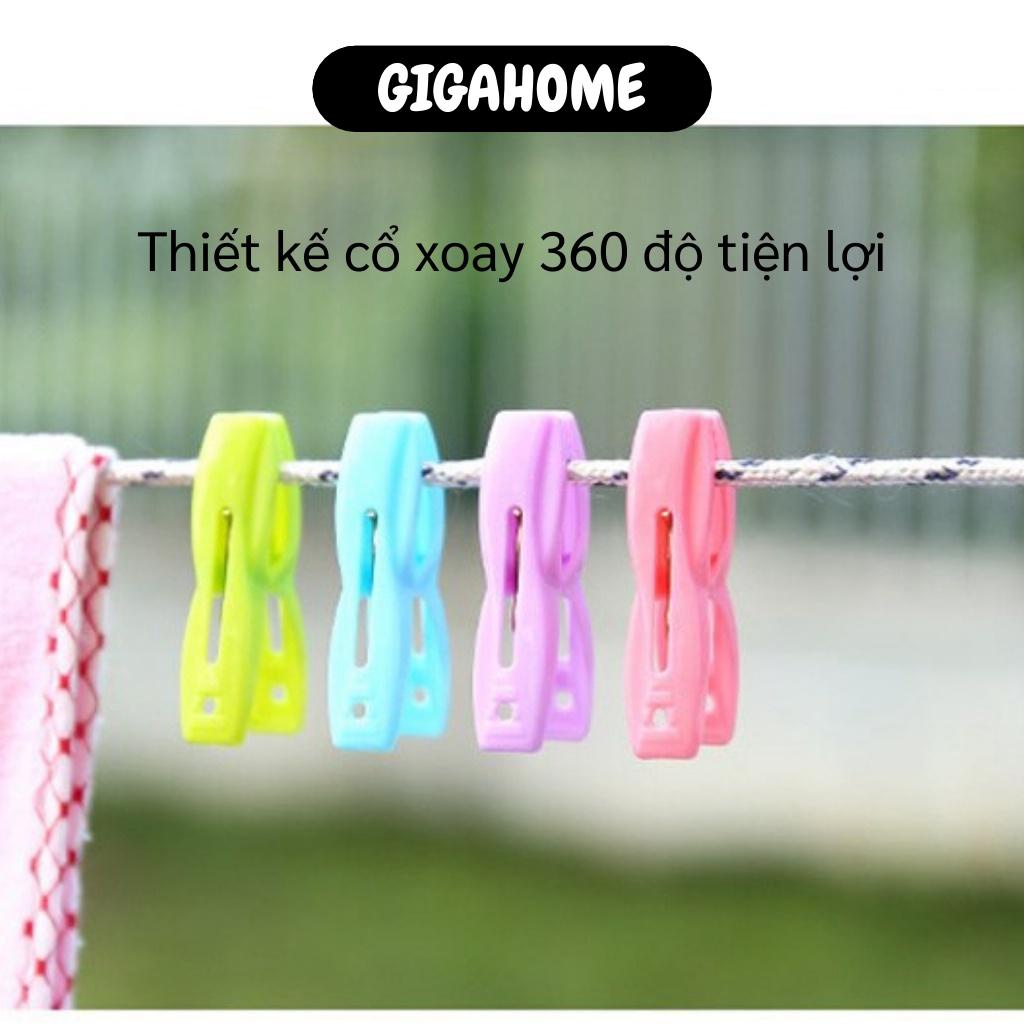 Kẹp Quần Áo GIGAHOME Combo 20 Kẹp Nhựa Phơi Quần Áo Tiện Lợi, Chống Trượt, Xoay 360 Độ 5117