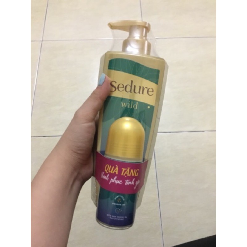 SỮA TẮM HƯƠNG NƯỚC HOA SEDURE (TẶNG KÈM CHAI NHỎ 175ML)