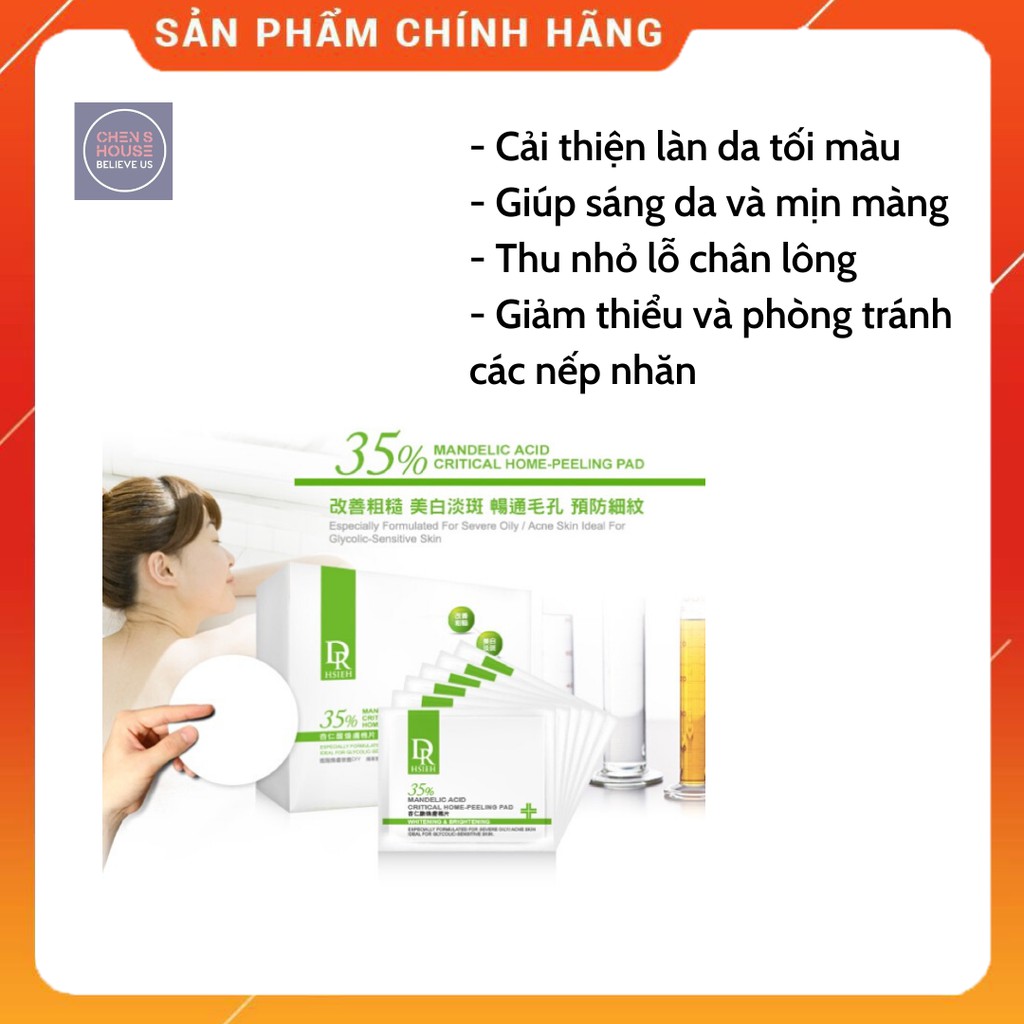 Miếng pad peel da Dr Hsieh Mandelic Acid 35% | BigBuy360 - bigbuy360.vn
