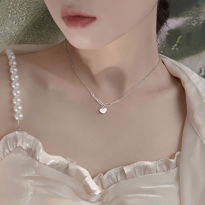Vòng cổ Hợp Kim Bạc Mặt Vỏ Sò Thời Trang Cho Nữ