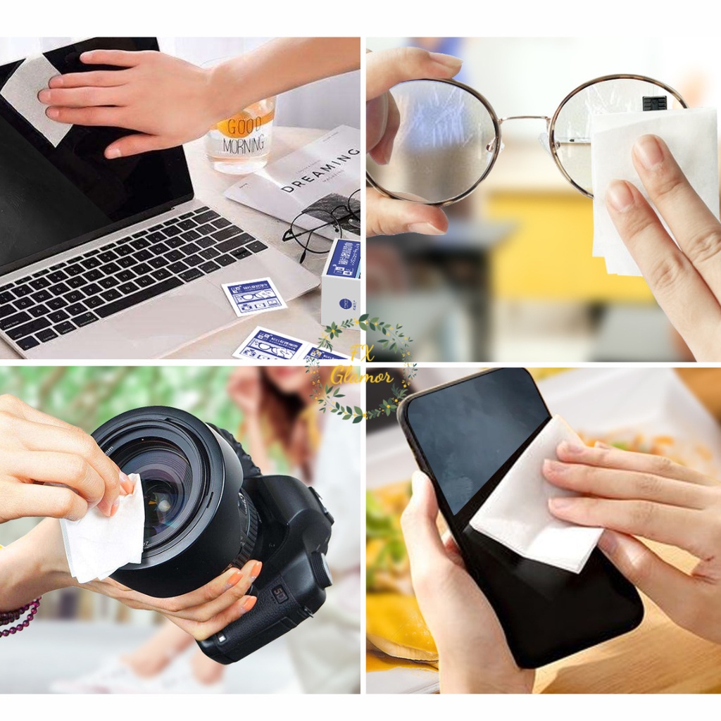 Khăn lau kính Nano chống bám bụi mắt kính, điện thoại, lens máy ánh, màn hình LCD chuyên dụng
