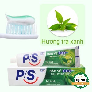 ⚡️ Kem Đánh Răng P/S Bảo Vệ 123 Trà Xanh Thanh Nhiệt 240g