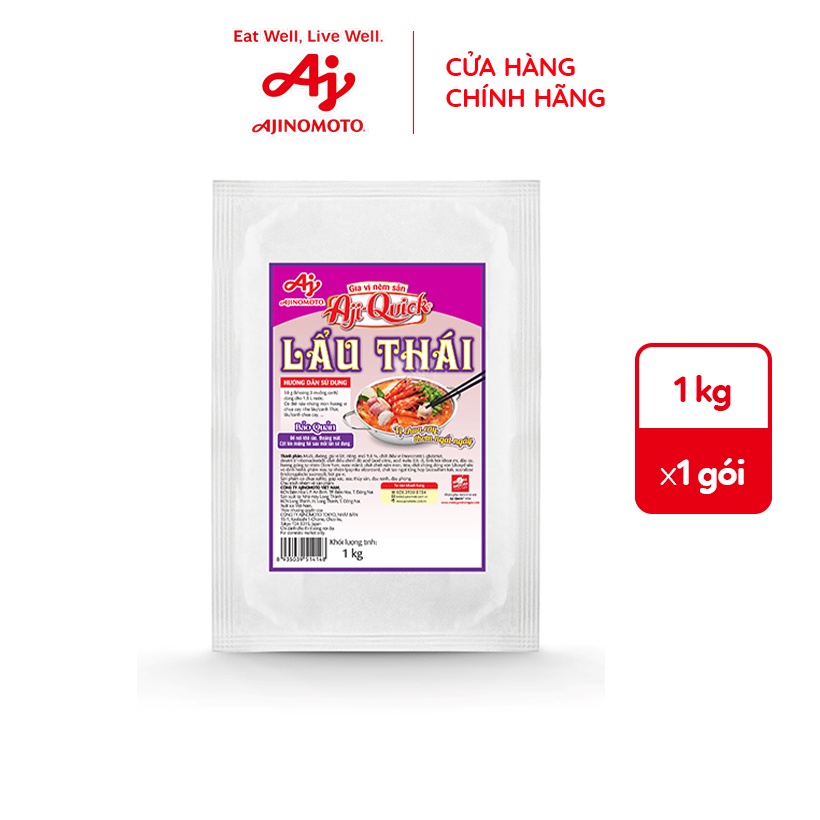 Gia vị nêm sẵn Aji-Quick Lẩu Thái 1kg