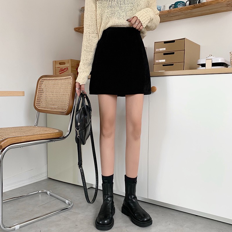 Chân Váy Chữ A Lưng Cao Phong Cách Hàn Quốc Dễ Phối Đồ Hợp Thời Trang | BigBuy360 - bigbuy360.vn