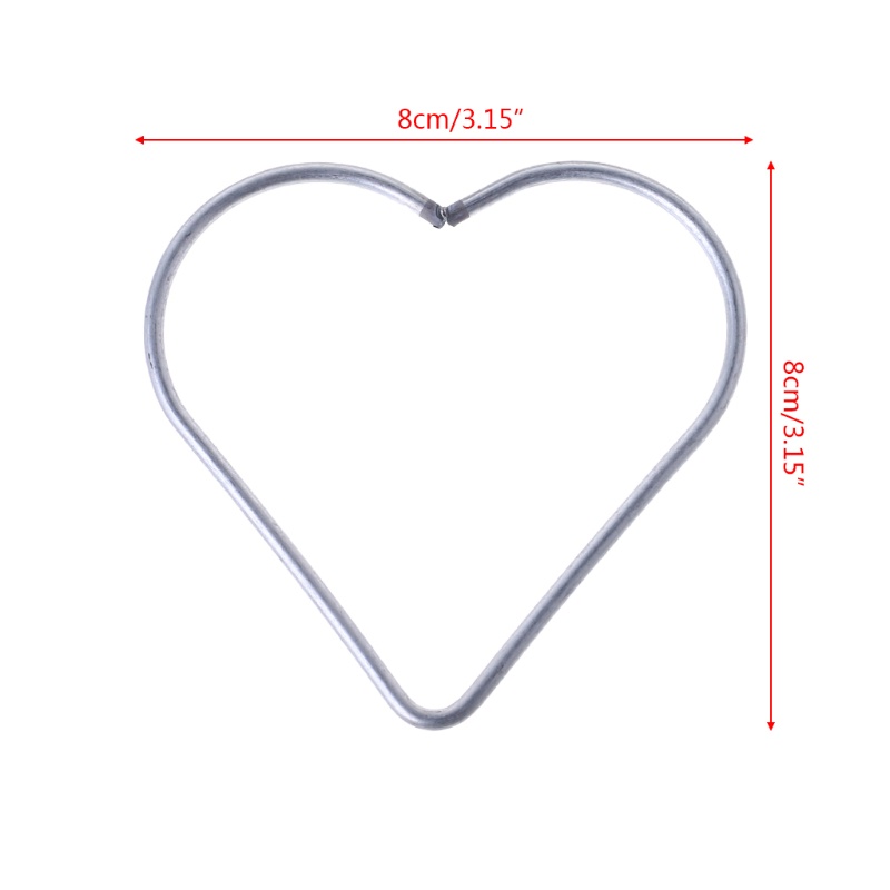 Vòng Nhẫn Kim Loại Hình Trái Tim Dùng Làm Dreamcatcher DIY