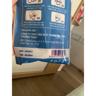 Khẩu trang 4D Yuki túi 6C