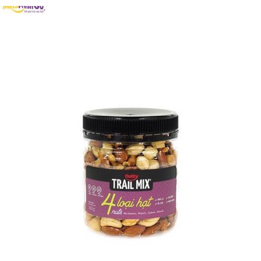 Hạt Dinh Dưỡng Trailmix 4 Loại Hạt Nutty - Tự Nhiên, Ít Calo,Heathy, Hỗ Trợ Giảm Cảm | Meta Freshgo