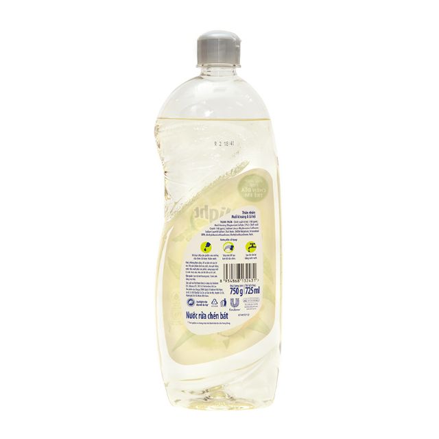 Nước rửa chén Sunlight thiên nhiên chai 750ml