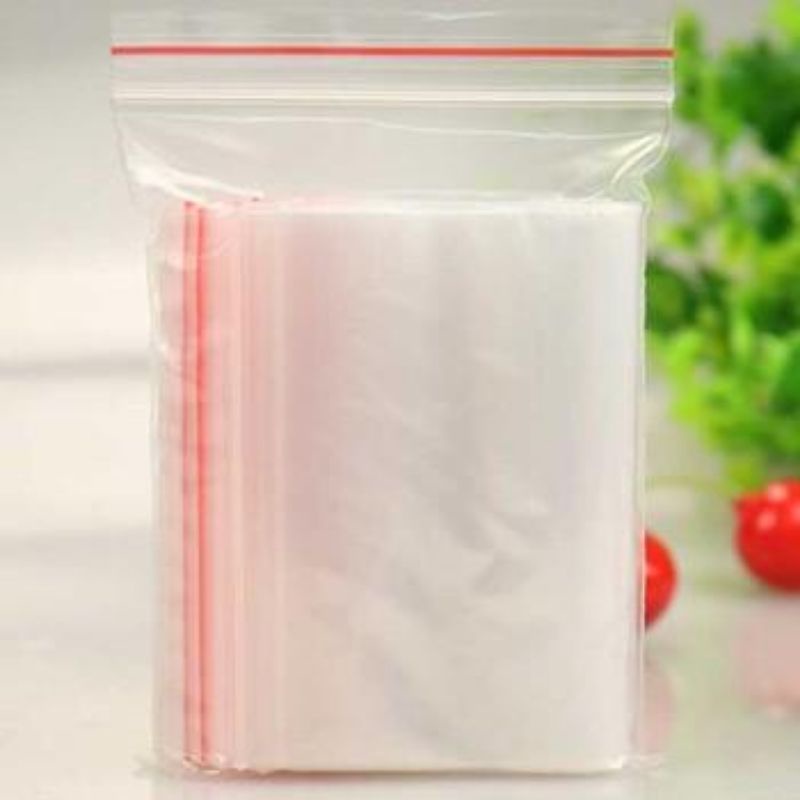 100gr Túi zip chỉ đỏ 20x30cm