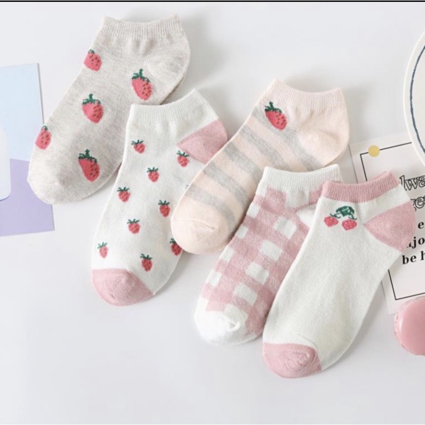 Set 5 đôi tất HOẠT HÌNH các loại dễ thương, tất nam nữ Hàn Quôc siu hot- M002
