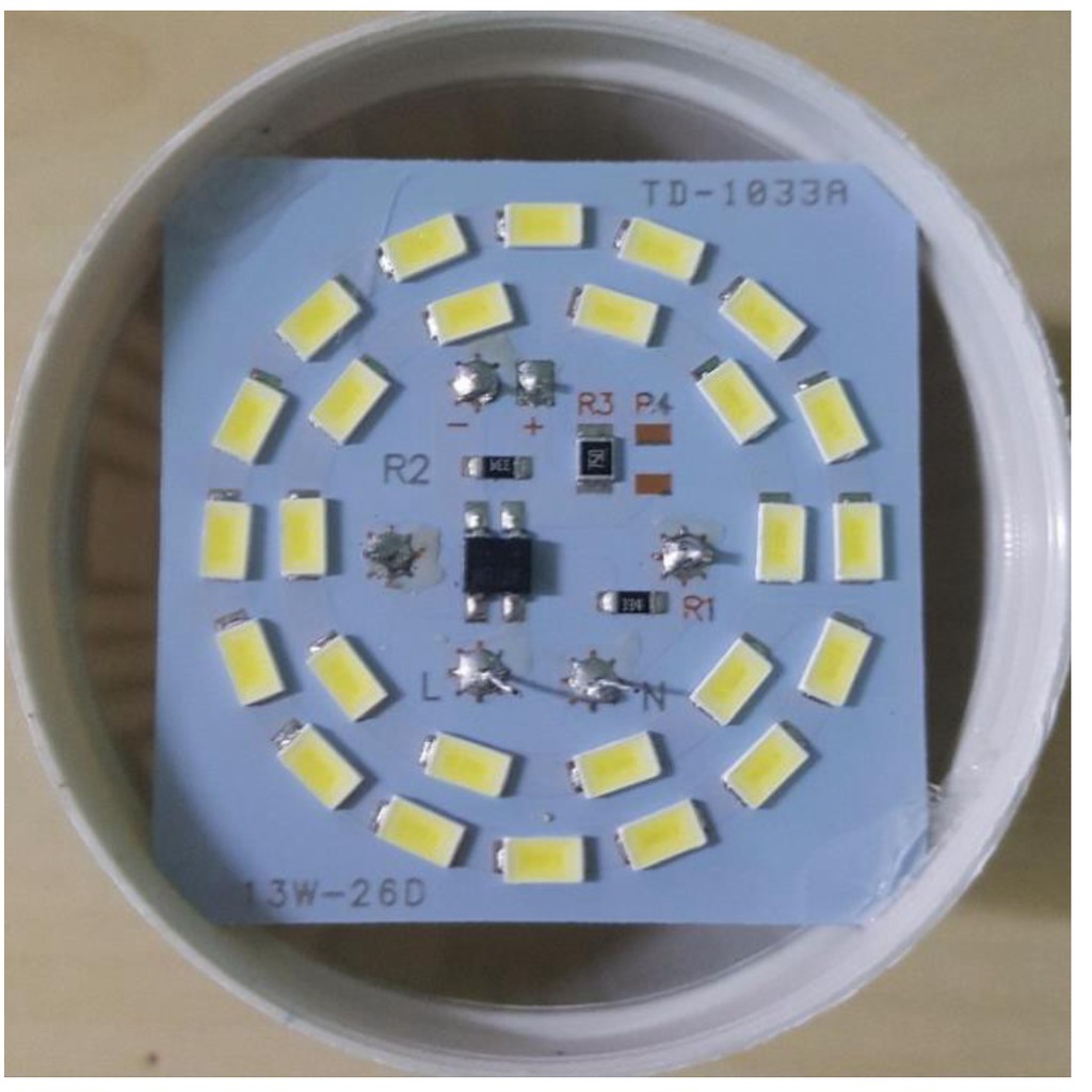 Bóng đèn LED E27 12w, 13w, 15w hoặc 18w dạng tròn, trụ sáng trắng
