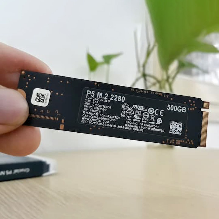 Ổ cứng SSD M.2 PCIe NVMe Crucial P5 500GB 1000GB - bảo hành 5 năm - SD121 SD126