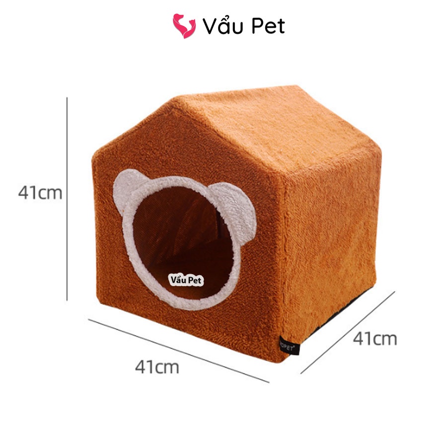 Đệm cho chó mèo Nhà khung ống nhựa siêu xinh - Nệm cho chó mèo Vẩu Pet Shop