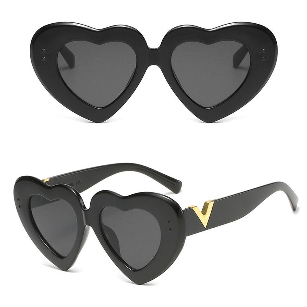 Kính Mát Gọng Hình Trái Tim Phong Cách Cổ Điển Cho Nữ MXMUSTY