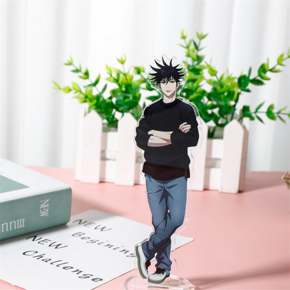 Lilyes Jujutsu Kaisen Mô Hình Đồ Chơi Dễ Thương Để Bàn Trang Trí Đĩa Đứng Fushigura Megumi Itadori Yuuji