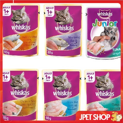 Pate cho mèo trưởng thành Whiskas 85g - Jpet Shop