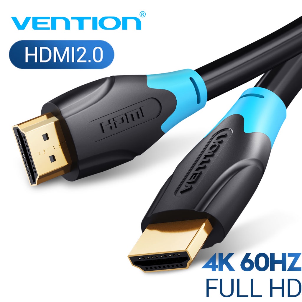 Cáp kết nối Vention Tivi Video HDMI 4K 3D 1080P dành cho TV LCD/màn hình máy chiếu PS4/3 Xbox/máy tính bàn