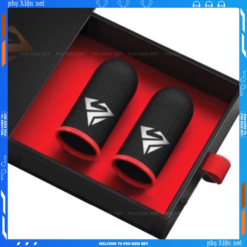Găng tay chơi game MEMO dành cho điện thoại sợi carbon cảm ứng nhạy cho game PUBG FF Tốc Chiến Liên Quân mobile 4.9 - Hà