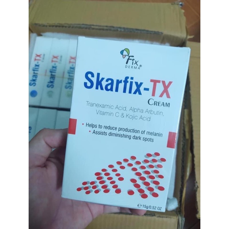15g] KEM HỖ TRỢ GIẢM THÂM NÁM TÀN NHANG SKARFIX TX FIXDERMA CREAM
