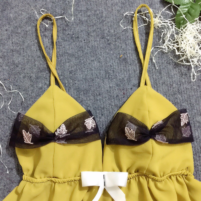 🦋BỘ NGỦ VOAN TK SEXY PHỐI NƠ MÚT RỜI XINH form 60kg🦋 | BigBuy360 - bigbuy360.vn