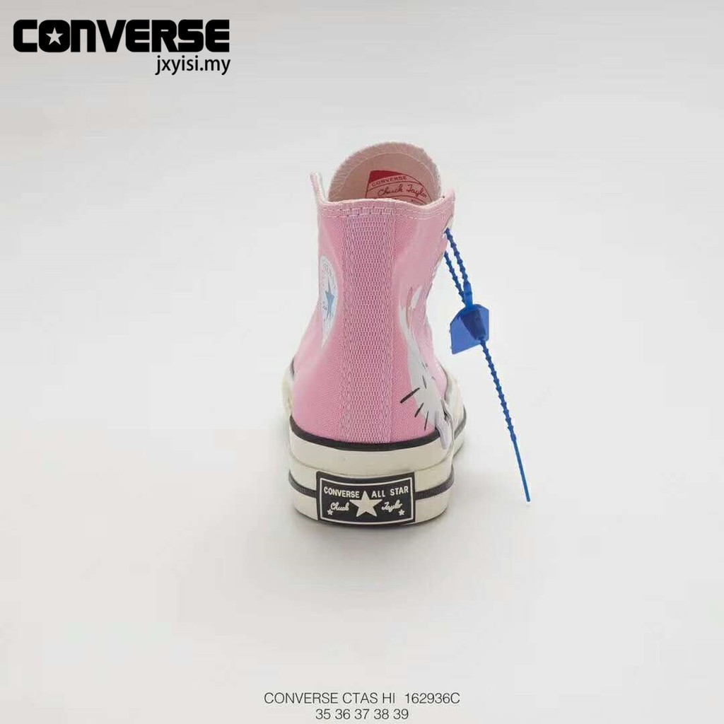 Hello Kitty Converse Chuck Taylor 1970s HI women pink sneakers canvas Shoes ori