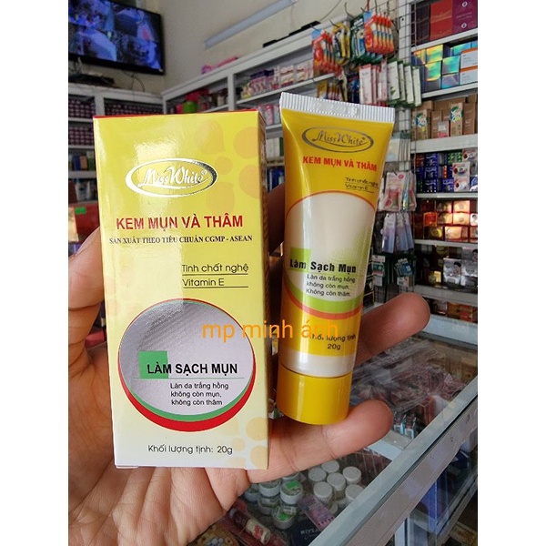 kem mụn và thâm misswhite 20gr ( chuẩn cty )