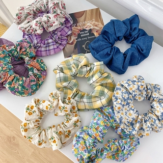 Dây buộc tóc họa tiết xinh xắn phong cách Bohemian co giãn tốt cho nữ