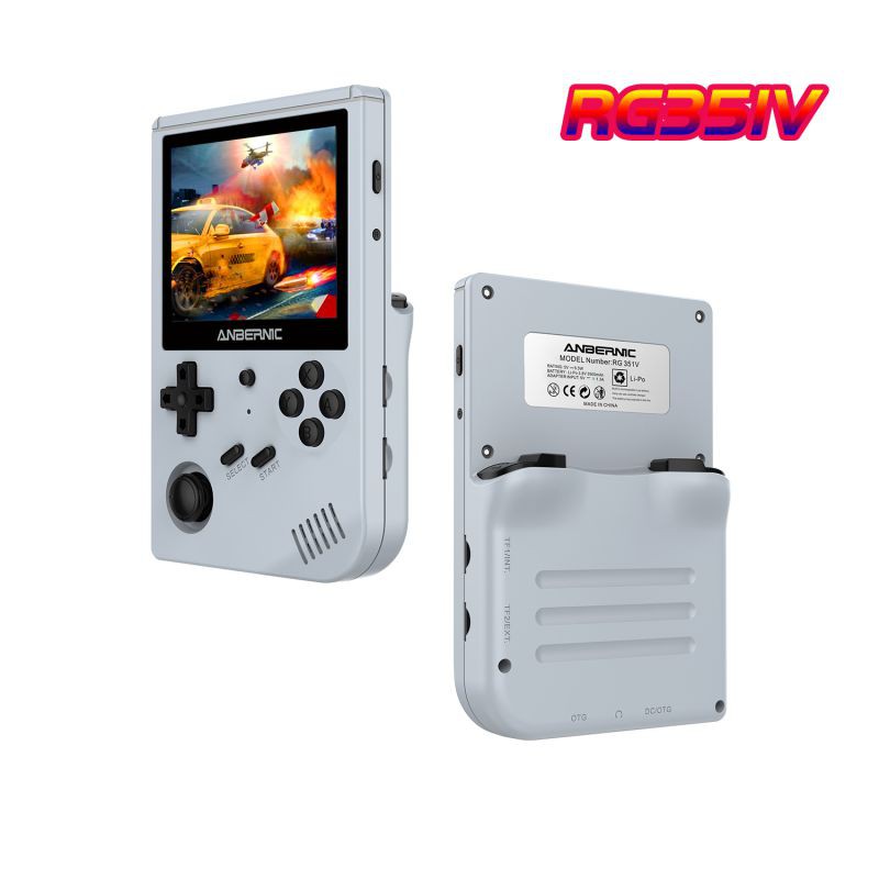 Máy Chơi Game Cầm Tay RG351V Phiên Bản Mới Hỗ Trợ Cực Mượt PSP/PS1/Dreamcast Tích Hợp Sẵn Hơn 2500 Games