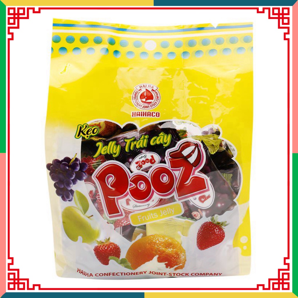 Kẹo Jelly hoa trái Pooz Hải Hà Gói 350g