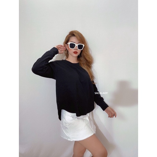 Áo Thun Đen Tay Dài - 3882