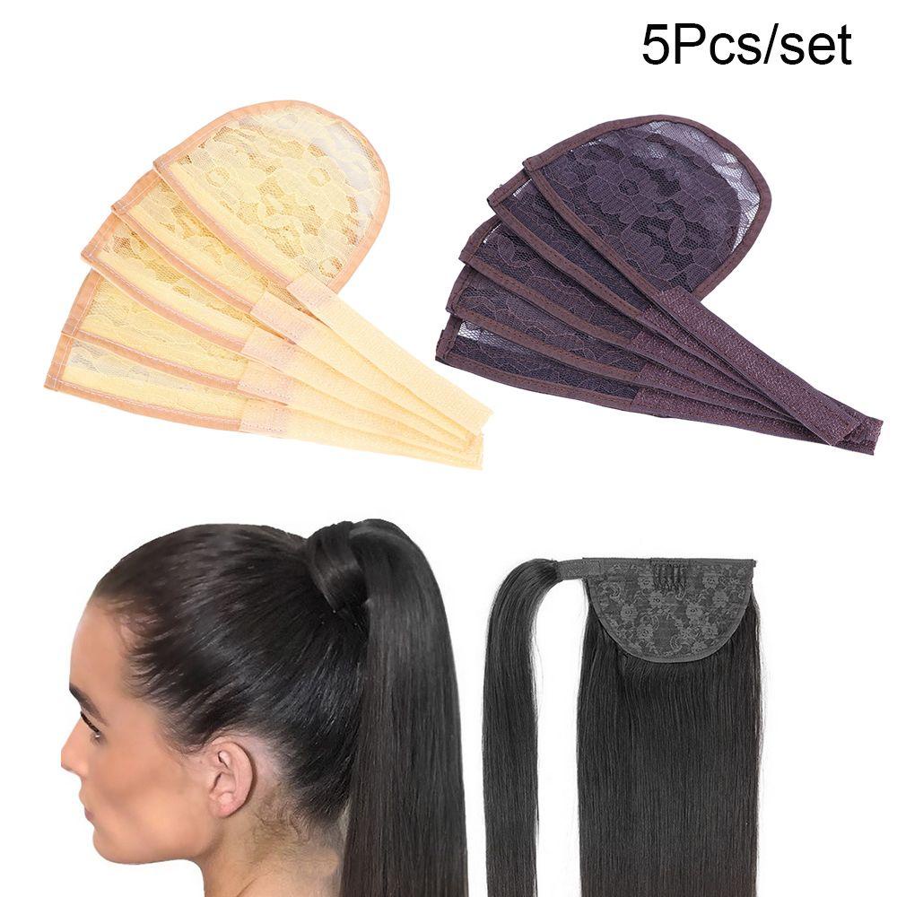 Set 5 Lưới Đội Tóc Giả Có Dây Điều Chỉnh Được