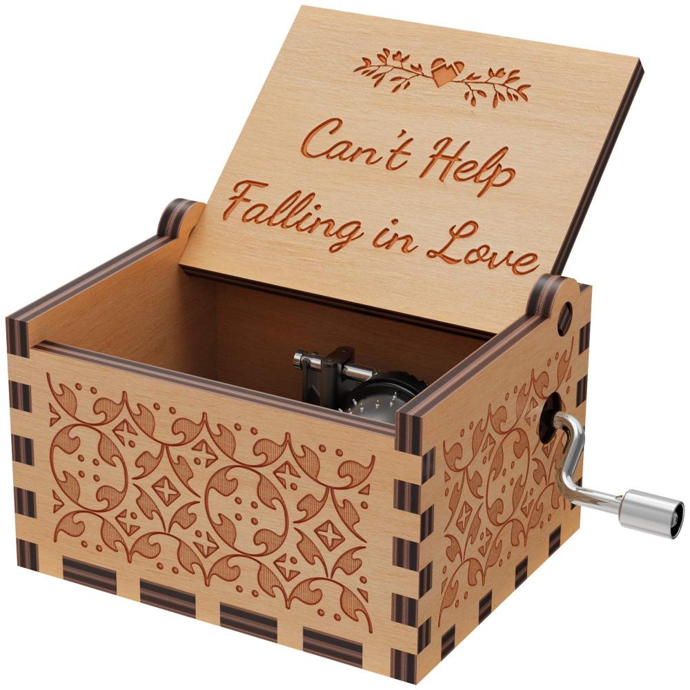 LEISURE Hộp Nhạc Phong Cách Vintage Làm Quà Tặng Sinh Nhật / Valentine