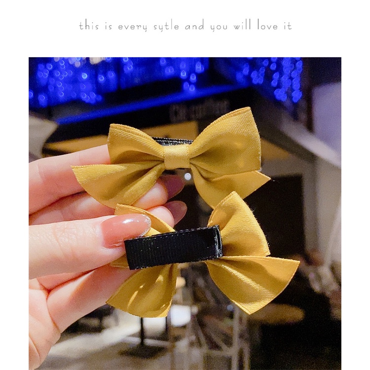 Kẹp tóc nơ cho bé gái cặp tóc Hàn Quốc dễ thương mã KT05