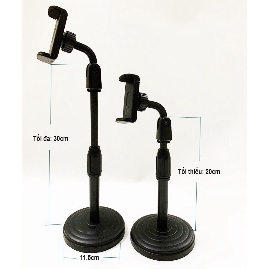 MT MAX  Giá đỡ điện thoại L7 để bàn, kẹp điện thoại - siêu chắc chắn, tiện lợi