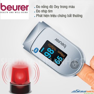 Máy Đo Khí Máu Và Nhịp Tim Beurer PO60