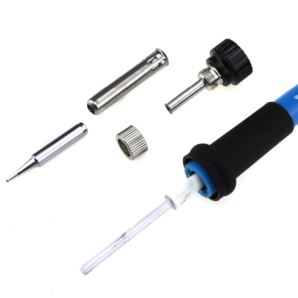 14 pcs 60W-220V  adjustable temperature LCD electric soldering iron welding tool pump electric soldering iron