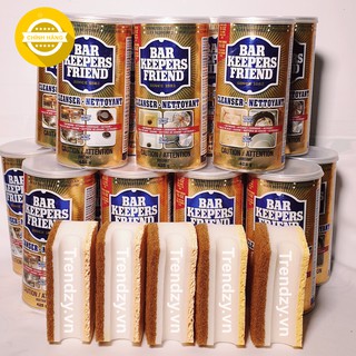 [Free Ship] Bột làm sạch thần thánh - Bar keepers friend - sạch kính, vòi, xoong nồi, vết ố,...