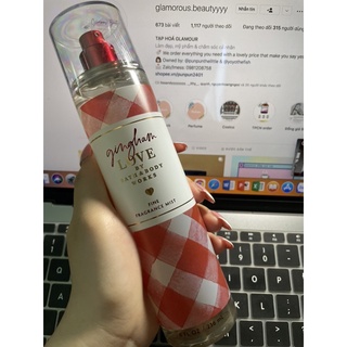 Xịt thơm body mist BATH & BODYWORKS