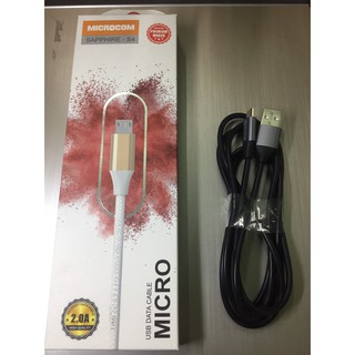 Cáp sạc Microcom Sapphire S4 cổng Micro usb Android dài 1m - 1.5m