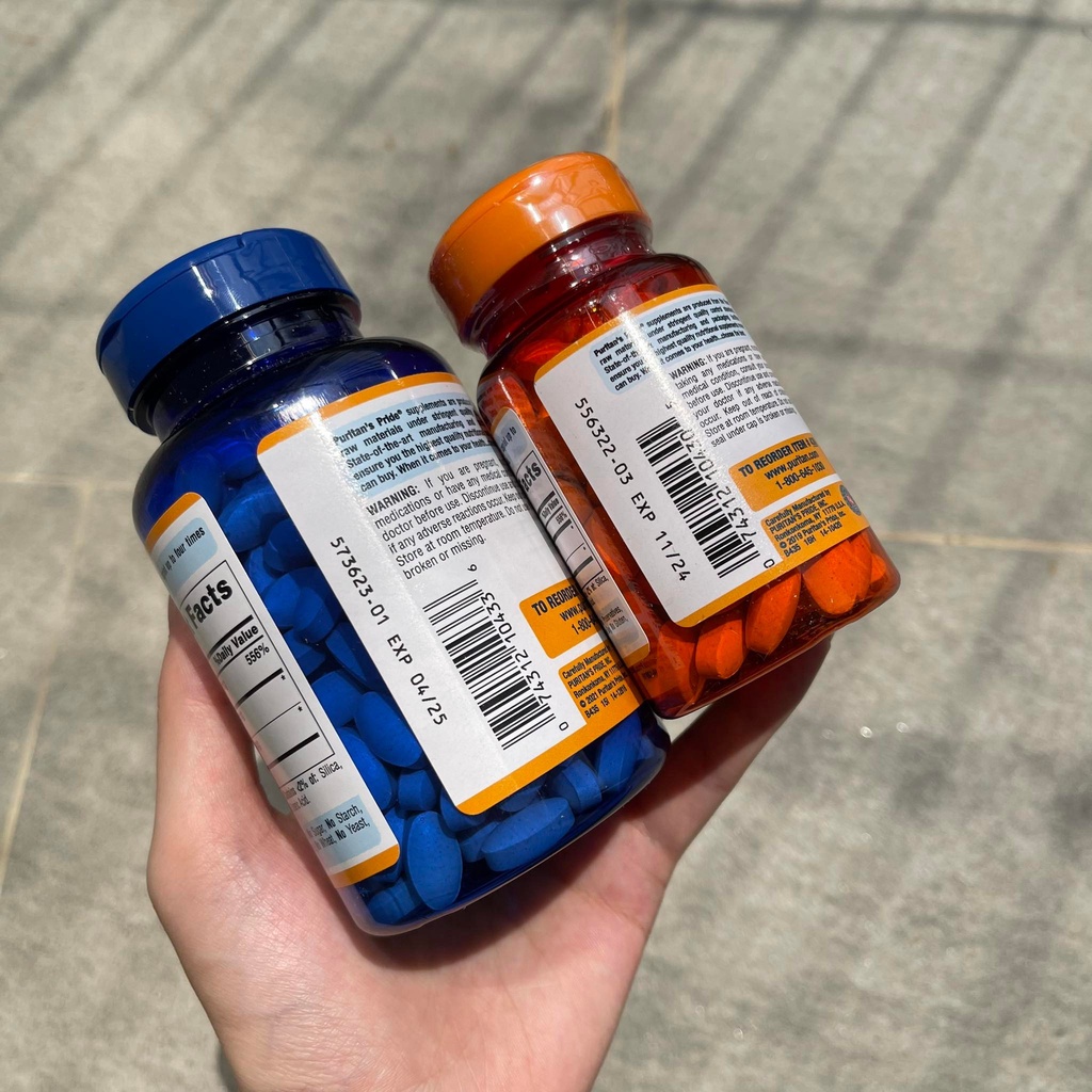 Viên uống Vitamin C 500mg Puritan's pride 100v