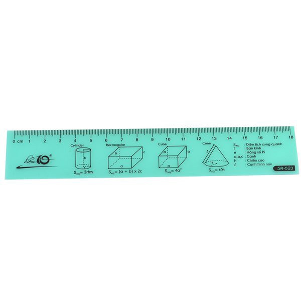 Combo 5 Thước dẻo PP Điểm 10 SR-023 ngẫu nhiên