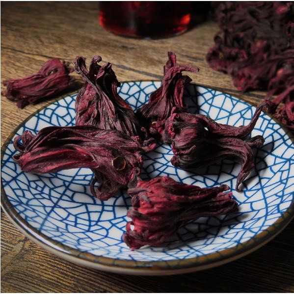 Trà Hoa Atiso Đỏ (Hibiscus) Nguyên Bông Loại Xuất Khẩu 100g