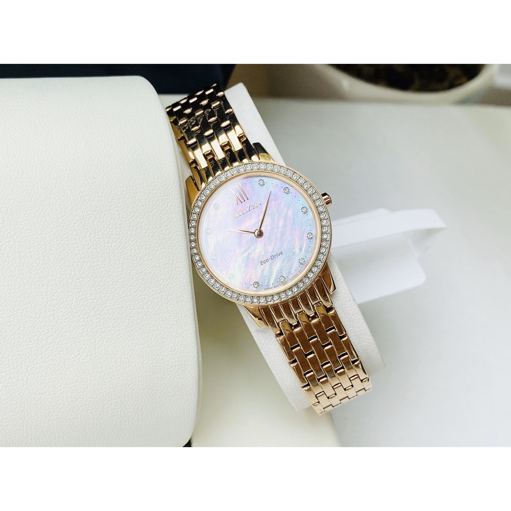 Đồng hồ nữ dây thép Citizen EX1483 50D