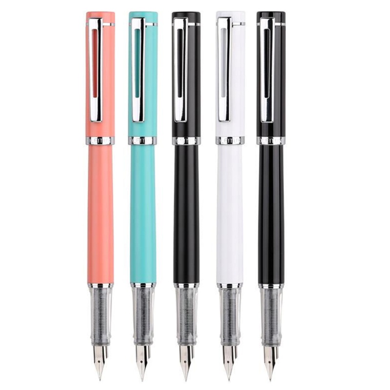 Goo Bộ Bút Máy Kim Loại Ngòi F Ngòi Bút Thư Pháp Cho Người Mới Bắt Đầu Pe