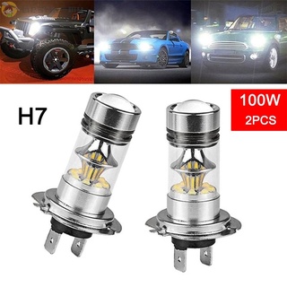 Bóng đèn pha led H7 100W 6000K siêu sáng