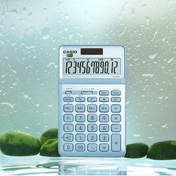 MÁY TÍNH SẮC MÀU CASIO JW200SC CÓ THỂ NÂNG HẠ MÀN HÌNH CHỐNG LÓA