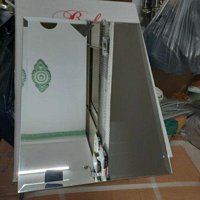 GƯƠNG SOI TREO TƯỜNG  Rộng 35 x Cao 45cm KÈM PAS GƯƠNG HOĂC KEO DÁN