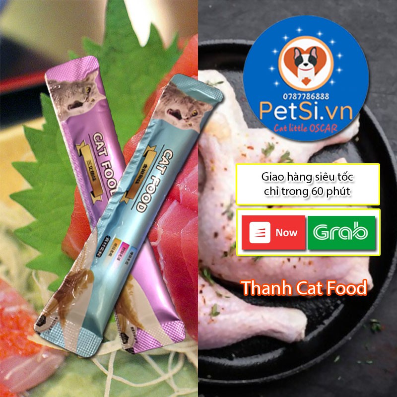 [Sỉ LH] Thanh Lẻ Súp Thưởng Cat Food