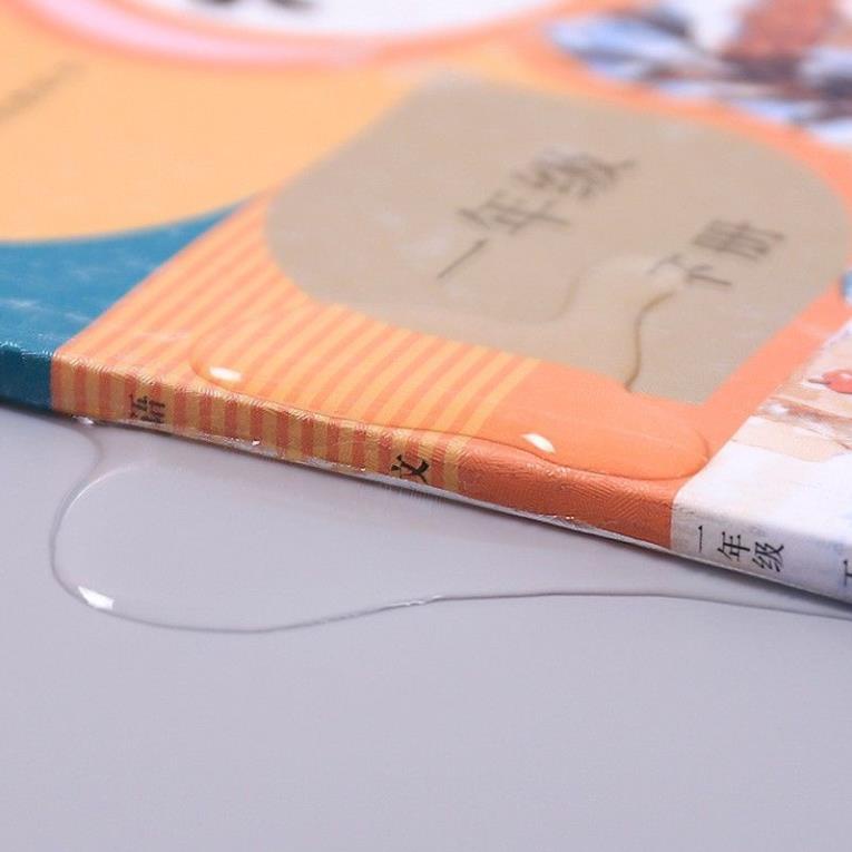 Sét 10 Tờ Decal Bọc Sách Vở, Giấy Bóng Bọc Sách Vở Trong Suốt Nhiều Kích Cỡ Chống Nước, Chống Rách